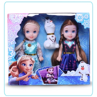 ชุดของเล่นฟิกเกอร์ frozen princess สําหรับเด็ก