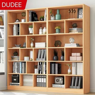 DUDEE ตู้หนังสือชั้นวางหนังสือตู้เก็บของ ห้องนั่งเล่นห้องทำงานเรียบง่าย