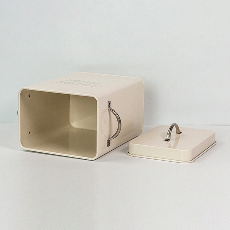 Beautiful Powder Laundry Powder Boxes Storage with Scoop White N2PH ...