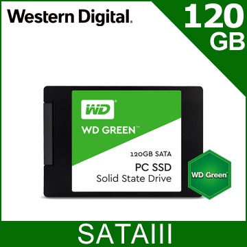 120GB / 240GB / 480GB SSD (เอสเอสดี) WD GREEN SATA (WDS120G2G0A) รับประกัน 3 - Y