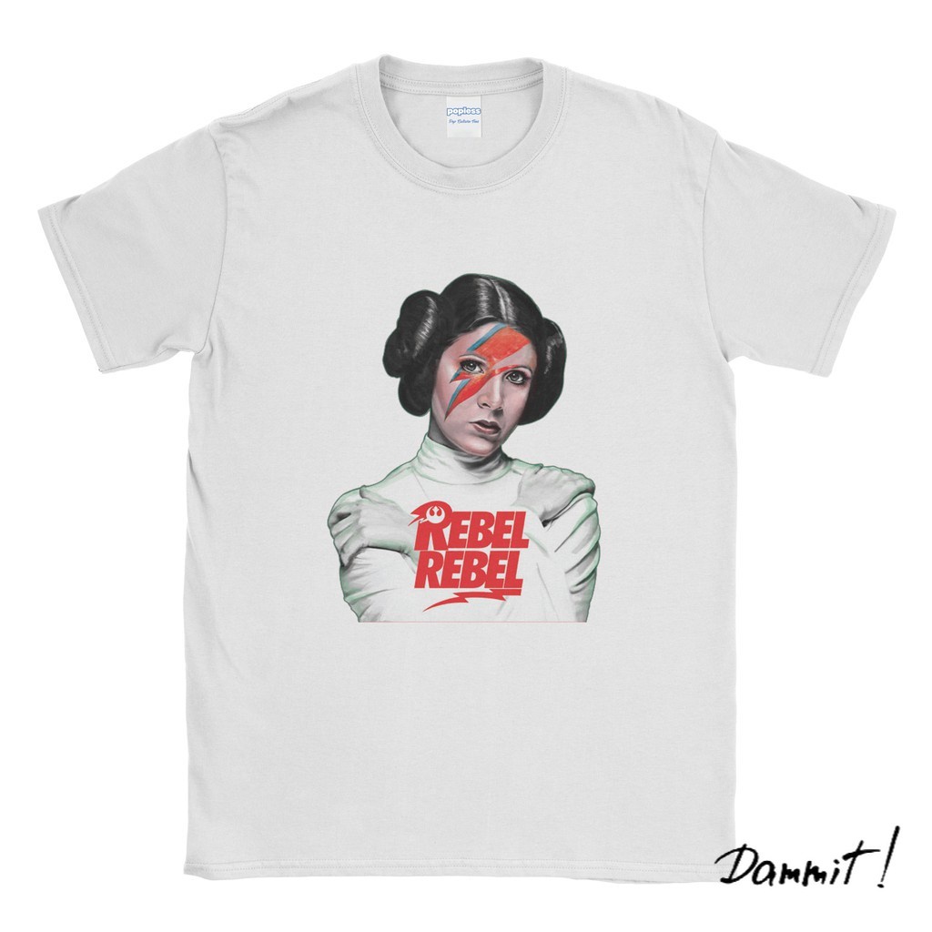 เสื้อยืด Tshrt Star Wars Leia Rebel - Dammit90s