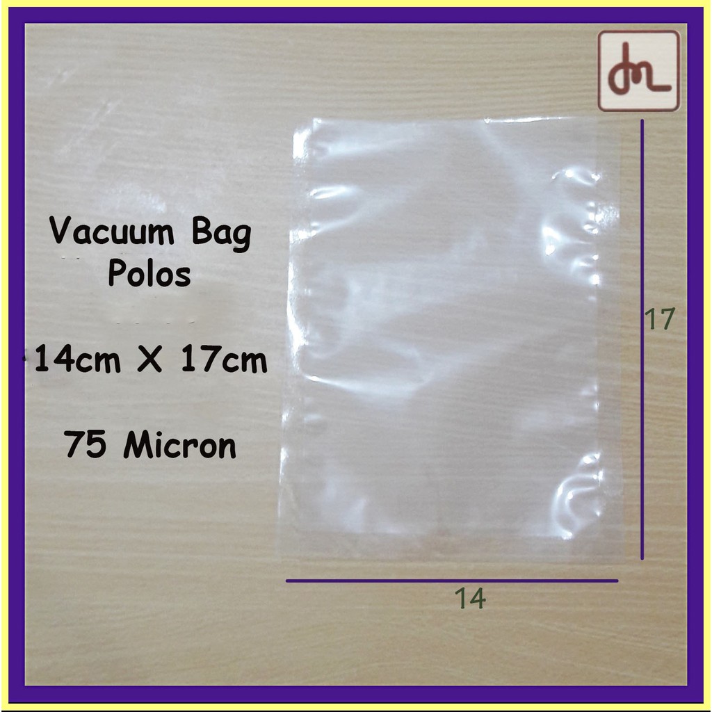 ถุงสูญญากาศ 14 X 17 75 Micron / สูญญากาศพลาสติก min order 100 ชิ้น