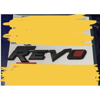 TOYOTA REVO อักษร ดำ ฝาท้าย 5 ชิ้น