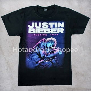 เสื้อวงสีดำ Justin Bieber TDM 1857 Hotandrock