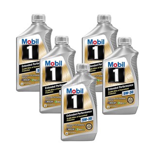 Mobil1 EP 5W-30 made in USA จำนวน 5 US.Qt