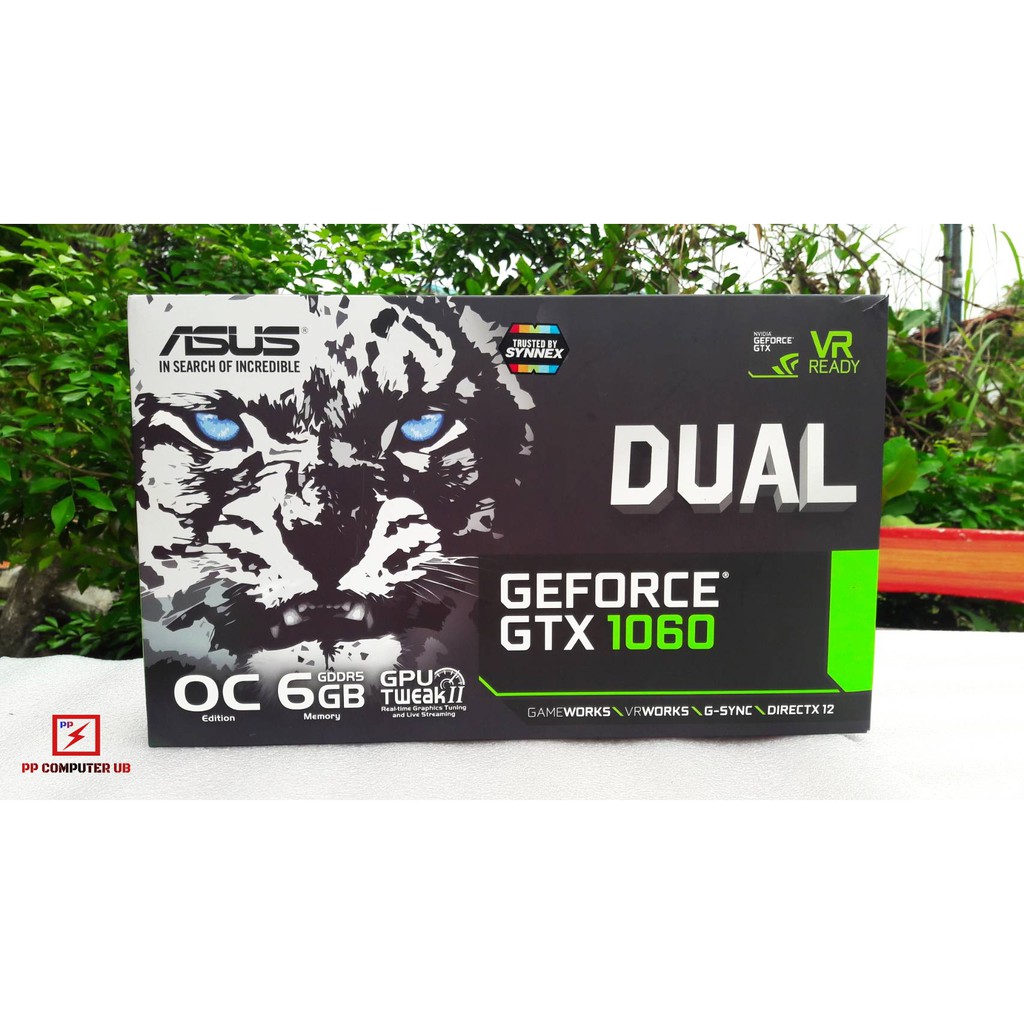 ASUS DUAL GTX 1060 6G OC ประกัน 06/2021 ตัวแรง สวยๆ   GTX 1060 6GB OC , GTX1060 6G , GTX1060 6GB