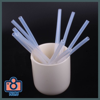 No.8 หลอดดูดน้ำซิลิโคน หลอดดูดน้ำ Silicone Straw ทรงกลม และ รูปหัวใจ ใช้ซ้ำได้ food grade