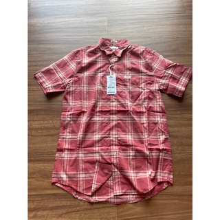 wrangler เสื้อเชิ้ต s,m สีแดงส้ม wrw151r104