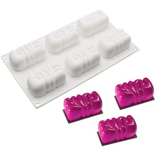 love cake silicone mold แม่พิมพ์ซิลิโคน แม่พิมพ์เค้ก ขนม ช๊อคโกแลต เยลลี่ แม่พิมพ์น้ำแข็งแท่ง สบู่ DIY