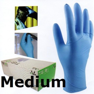 ถุงมือยางไนไตรชนิดไม่มีแป้ง (50 คู่/กล่อง) Nitrile glove