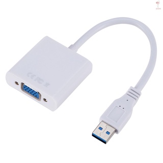 X&amp;S Usb3.0 To Vga อะแดปเตอร์ Usb To Vga External Video Vga ตัวแปลงสําหรับเดสก์ท็อปแล็ปท็อปพีซี To โปรเจคเตอร์