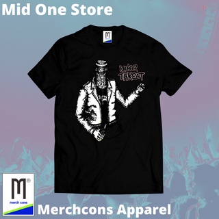 เสื้อยืดสีขาวMw08 เสื้อยืด พิมพ์ลาย BAND MINOR THREAT HATE TAG MERCHCONS SIZE Outdoor DISTROS-4XL