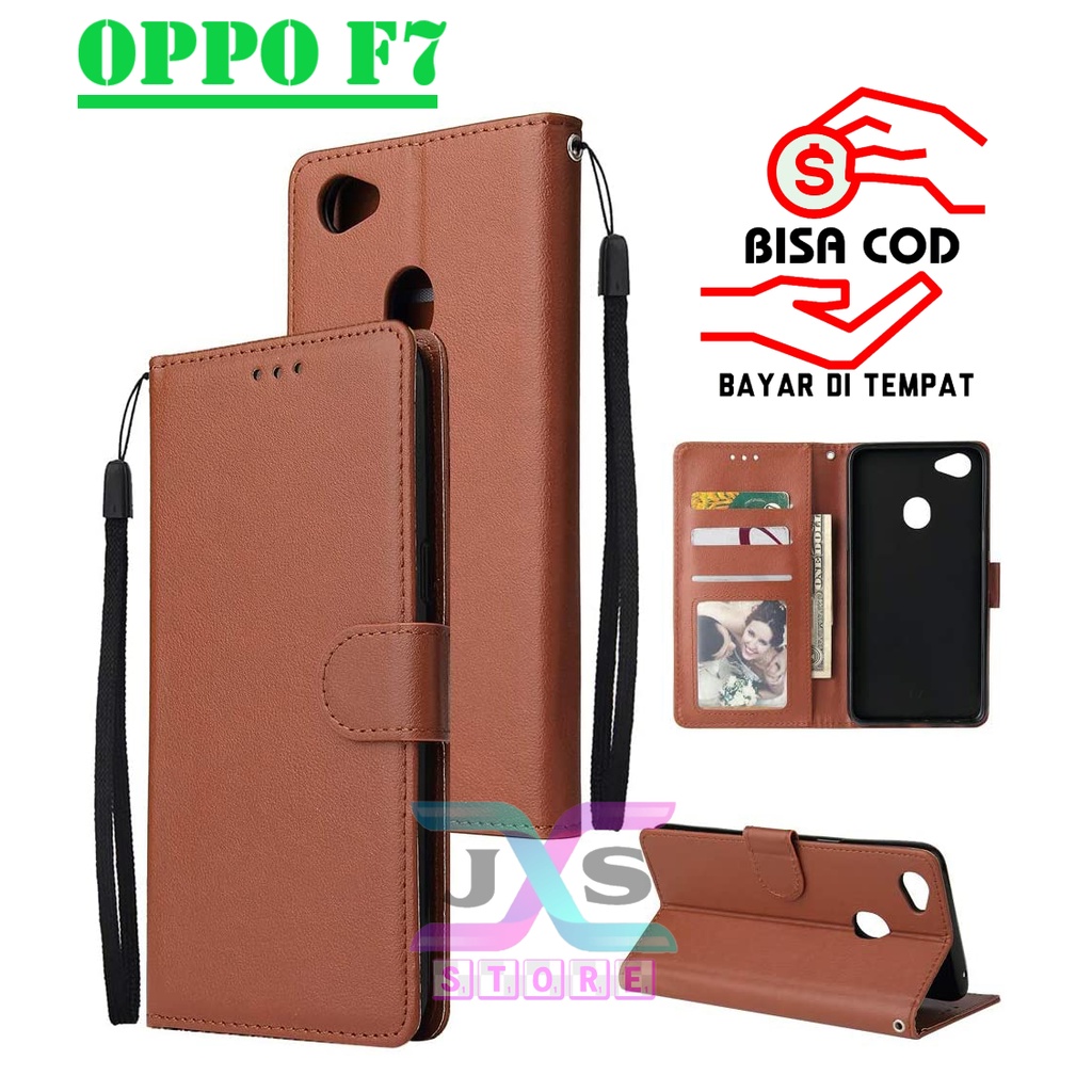 HP BOOK COVER สําหรับ OPPO F7 / FLIP WALLET สําหรับ OPPO F7 / ซองหนังสําหรับ OPPO F7