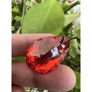 Cz Orange Diamond 20c30mm 80 carats 1 pieces