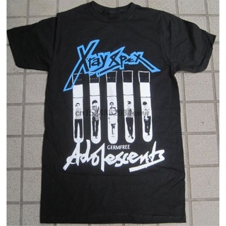 เสื้อยืดผ้าฝ้าย เสื้อยืด พิมพ์ลาย X Ray Spex Germfree Adolescents แฟชั่นฤดูร้อน สําหรับผู้ชาย