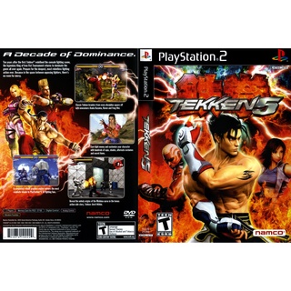 Tekken 5 แผ่นเกมส์ PS2