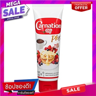 คาร์เนชั่นพลัสผลิตภัณฑ์นมข้นหวานหลอดบีบ 180กรัม Carnation Plus Sweetened Condensed Milk Product 180g.