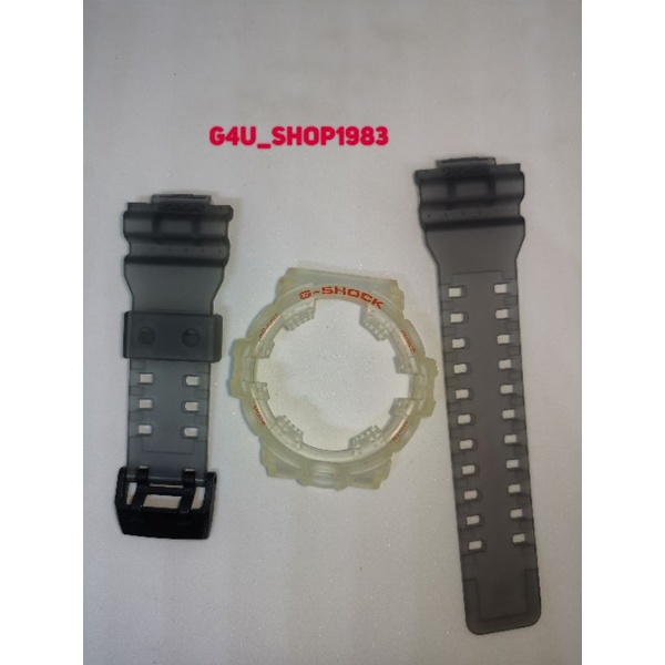 กรอบสาย gshock ga-700 พร้อมตะขอเรซิ่นใส่ขุ่นฟรอนส้ม