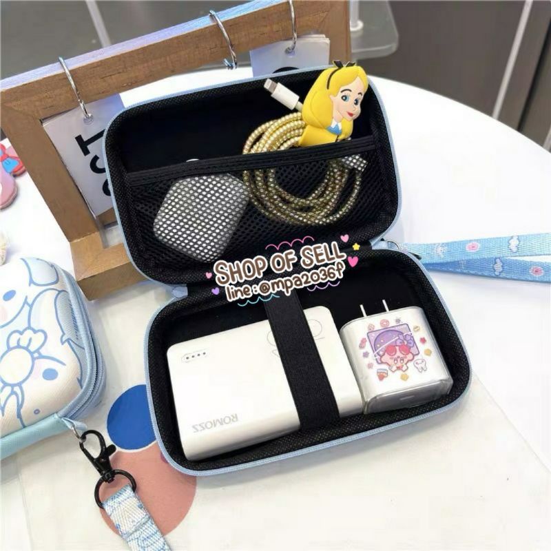 พร้อมส่ง 41 ลาย กระเป๋าเก็บสายชาร์จ ขนาดจัมโบ้