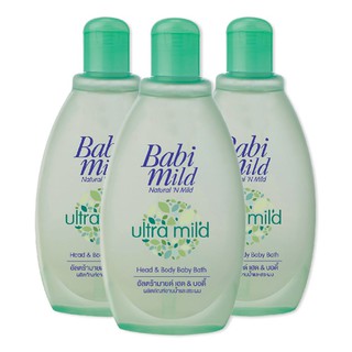 เบบี้มายด์ สบู่เหลว 200 มล. (3 ขวด) Babi Mild Liquid Soap 200 ml. (3 bottles)