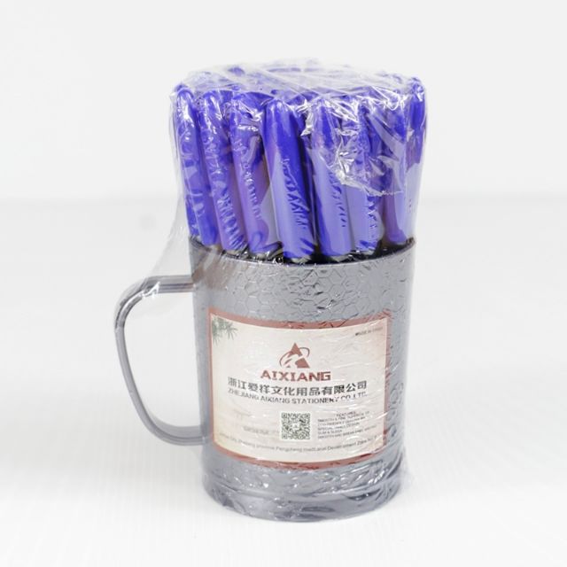 ปากกาน้ำเงิน​ 802 แถมแก้วน้ำ​ แพ็ค40ด้าม