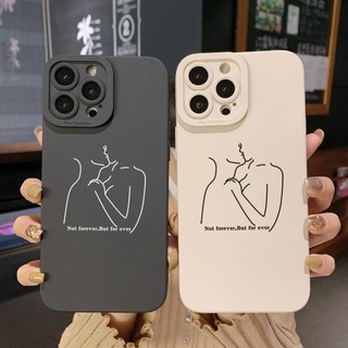 เคสป้องกันโทรศัพท์มือถือ ขอบสี่เหลี่ยม สําหรับ iPhone 14 Plus 13 Pro Max 12 iPhone 11 XR 8 7 SE 2022