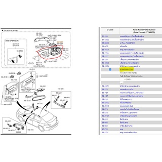 89.B39G6912ZN โครงกระจก มองข้างฝั่งขวา มาสด้า3  Mazda 3 2005 -2013 /แท้เบิกศูนย์ (MST)