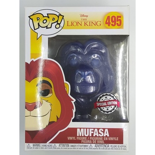 Funko Pop Disney Lion King - Mufasa [ Gilter ] : 495 (กล่องมีตำหนินิดหน่อย)