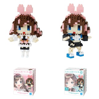 ของแท้จากญี่ปุ่น🧡 Kawada CN 09/ 10 Nanoblock Kizuna AI ตัวต่อนาโนบล็อคคิซูนะ ไอ