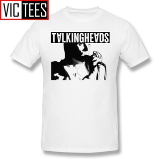 เสื้อยืดผ้าฝ้ายCOTTON Talking Heads Printed 100%Cotton Short-Sleeve MenS T-Shirt Casual O-Neck 8sa2S-5XL