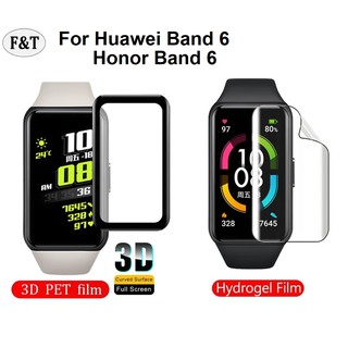 ฟิล์ม Huawei Band 6 / Huawei band 6 pro / Honor Band 6 ฟิล์มกันรอย ฟิล์ม3D / ฟิล์มTPU Huawei band 6 Screen Protector Honor band 6 3D Curved Protective Film Huawei band 6 Hydrogel soft film Huawei band 6 Protector