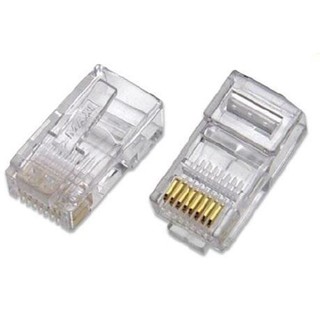 หัวแลน RJ-45 CAT5 แพ็ค 10 หัว ยี่ห้อ LINK