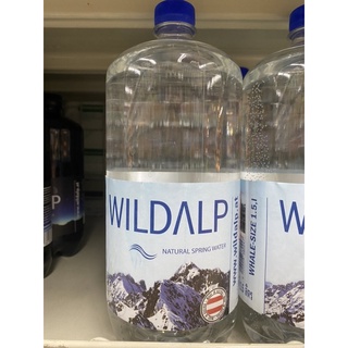 Wildalp Natural Spring Water 1.5 L. น้ำแร่ธรรมชาติ จากเทือกเขาแอลป์ ตรา ไวลด์แอลป์