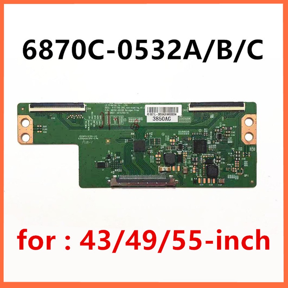 T-con Board 6870c-0532c 6870c-0532b 6870c-0532a เหมาะสําหรับ 43 นิ้ว 49 นิ้ว 55 นิ้วทีวี