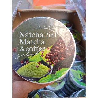 Natcha 2 in 1 Matcha &amp; Coffee ณัชชา สครับชาเขียวกาแฟ