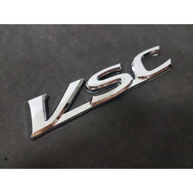 VSC TOYOTA WISH LOGO 3D โลโก้ติดท้าย