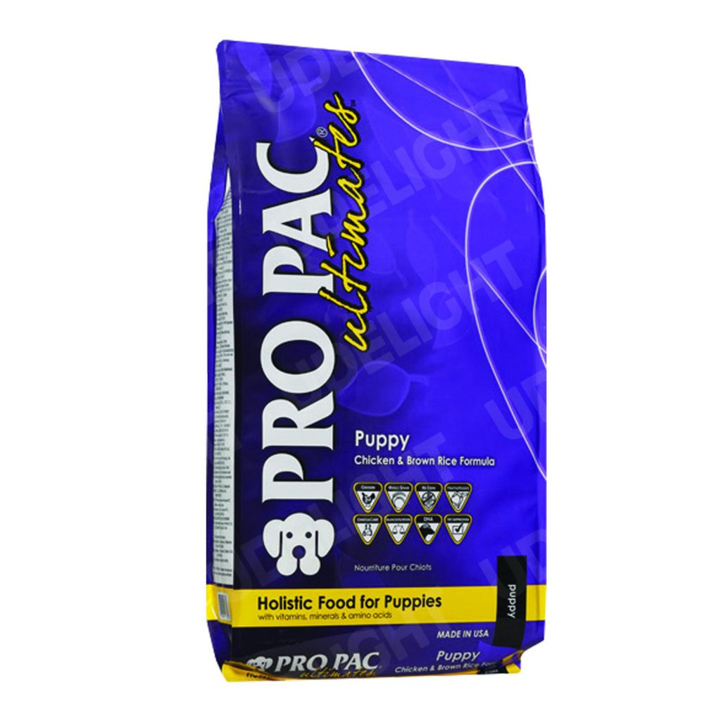 ProPac Ultimates Puppy Food Chicken & Brown Rice Formula 2.5kg (1 bag) อาหารลูกสุนัข สูตรไก่ และข้าว