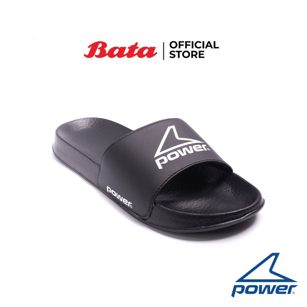 Bata บาจา ยี่ห้อ Power รองเท้าแตะ ใส่ลำลอง รองเท้าใส่เล่น สำหรับเด็กชาย รุ่น Lonan สีดำ 4616777