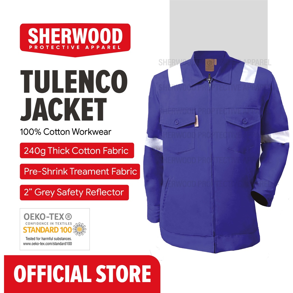 Tulen Jacket 2 Reflector - เสื้อแจ็คเก็ตผ้าฝ้าย Tulen Workshop Workwear