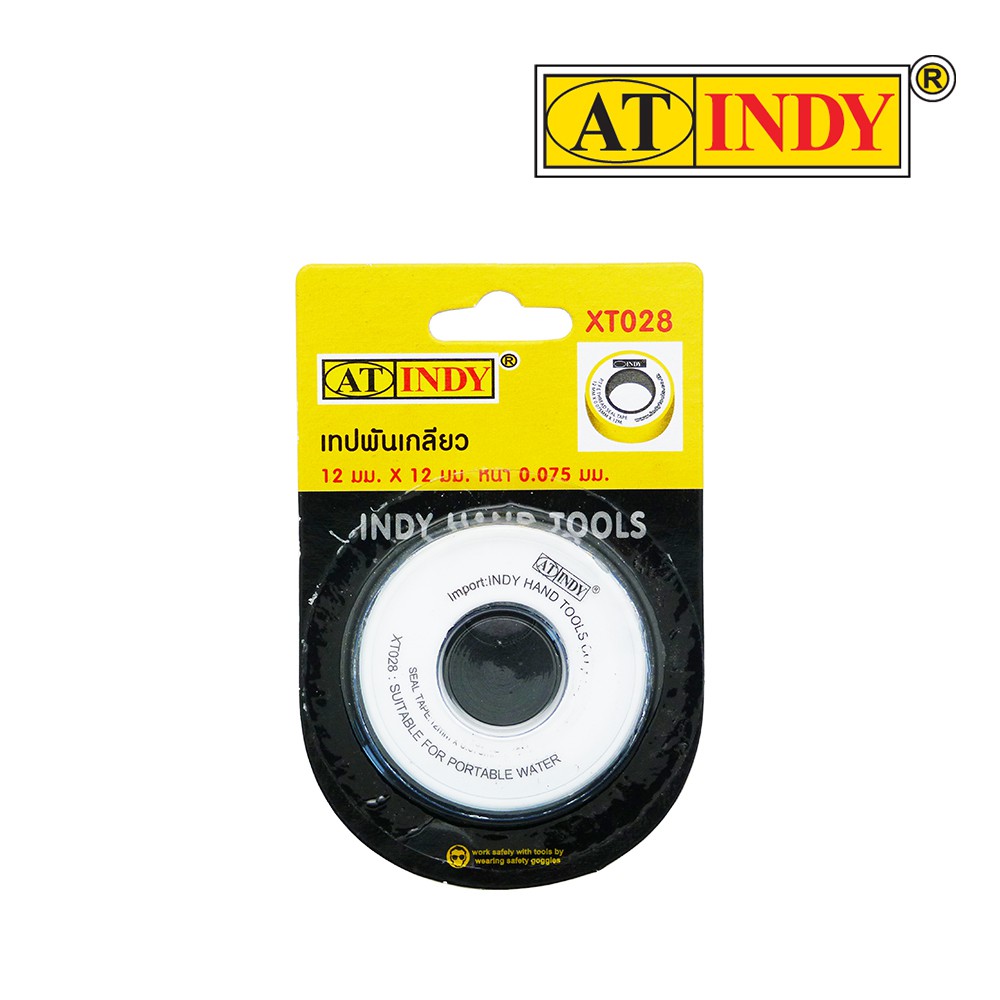 AT INDY P.T.F.E. Thread Seal Tape เทปพันเกลียว แบบแขวน XT028P