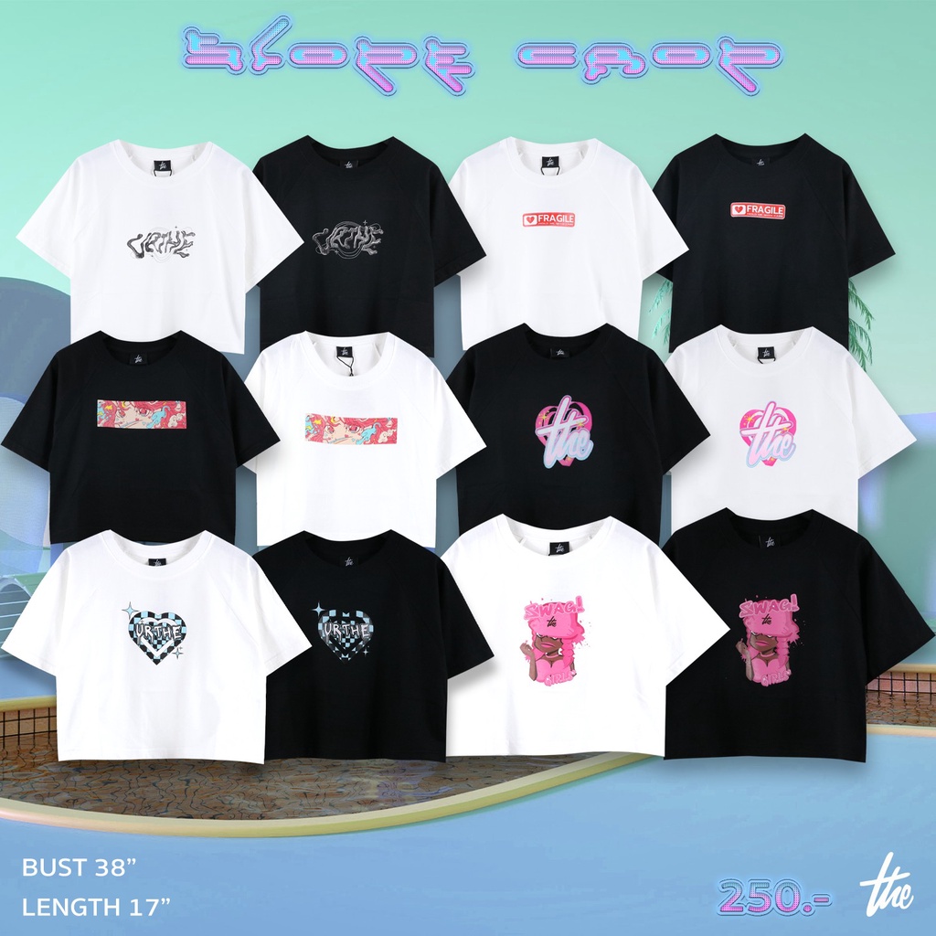 ใหม่ Urthe - เสื้อCrop รุ่น URTHE // SLOPE CROP TOP