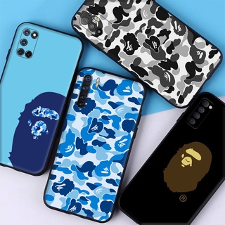 เคสโทรศัพท์มือถือ ซิลิโคน ลาย BAPE หรูหรา สําหรับ OPPO A12E A15 A15S A53 A32 A54 A73 A91 F15 A92 A72 A52 A92S A93 A94 A95 LK15