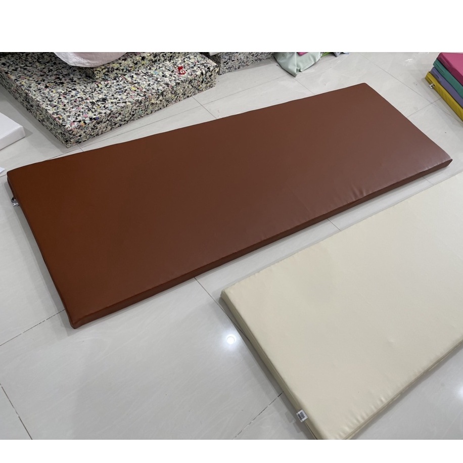 lugluckyเบาะสั่งตัด เบาะรองนั่ง เบาะวางเก้าอี้ เบาะยาว ขนาด50*150 ซม หนา2" 3“ 4” เลือกสีได้ค่ะ