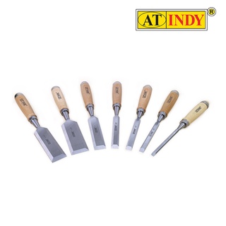 AT INDY Wood Chisel Wooden Handle สิ่วด้ามไม้ รหัส C108,C109,C110,C111,C112,C113,C114,C115