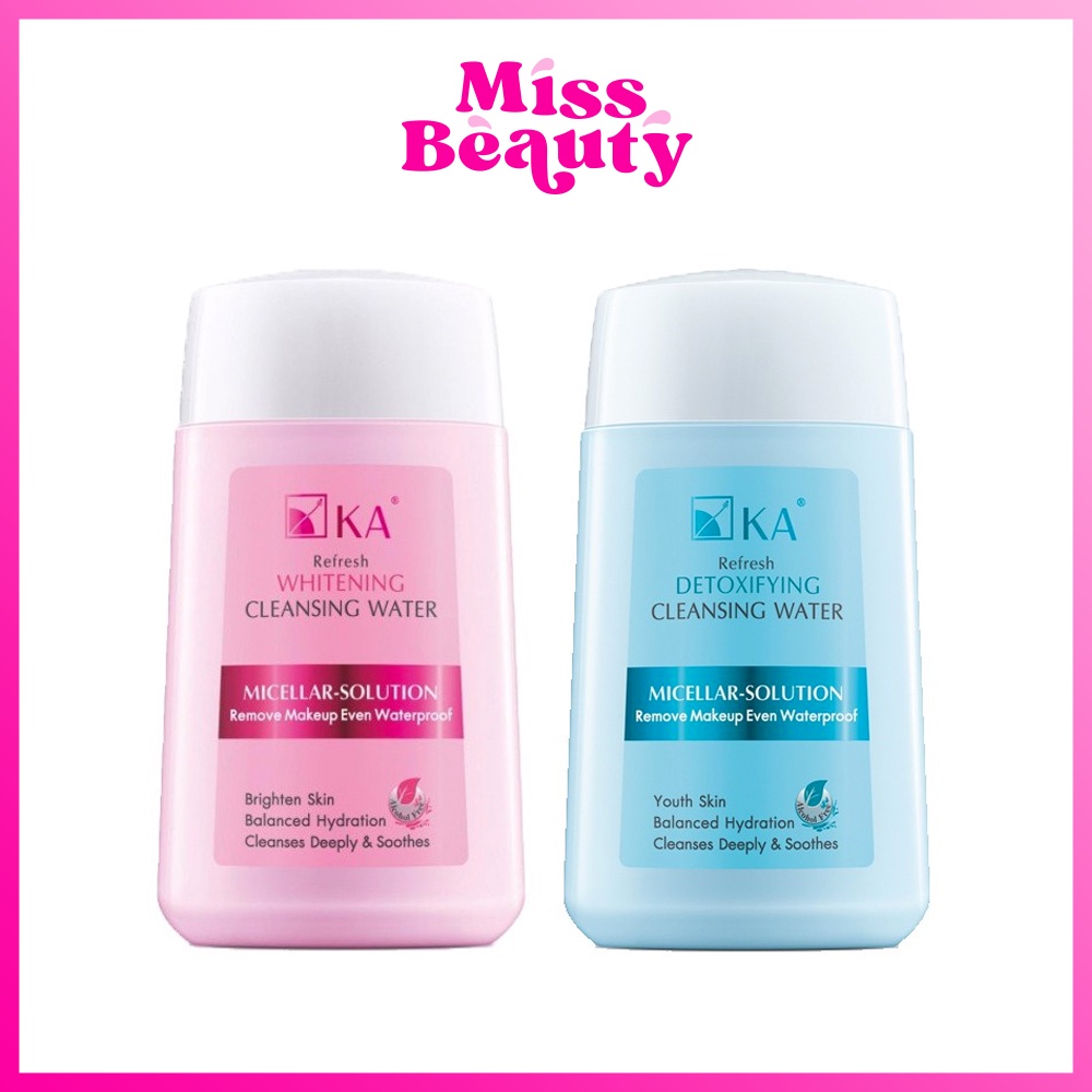 เคเอ คลีนซิ่ง วอเตอร์ ไมเซลล่า ล้างเครื่องสำอาง 85 มล. KA Refresh Cleansing Water Micellar Soulution