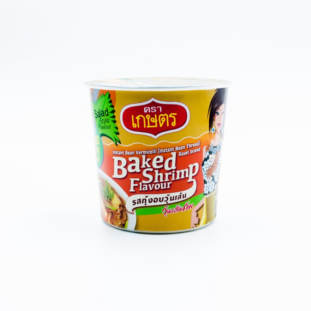 ตราเกษตร วุ้นเส้นคัพรสกุ้งอบวุ้นเส้น 35 กรัม (9 ถ้วย) - รูปที่ 2