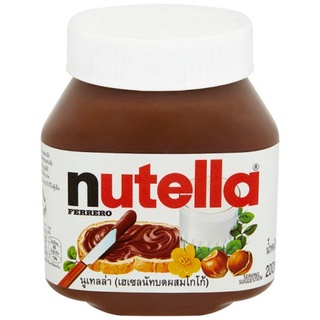 Nutella นูเทลล่า เฮเซลนัทบดผสมโกโก้ 200 g.