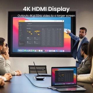Ugreen Dual Type C to USB 3.0 HDMI Hub สําหรับ MacBook Pro 2018