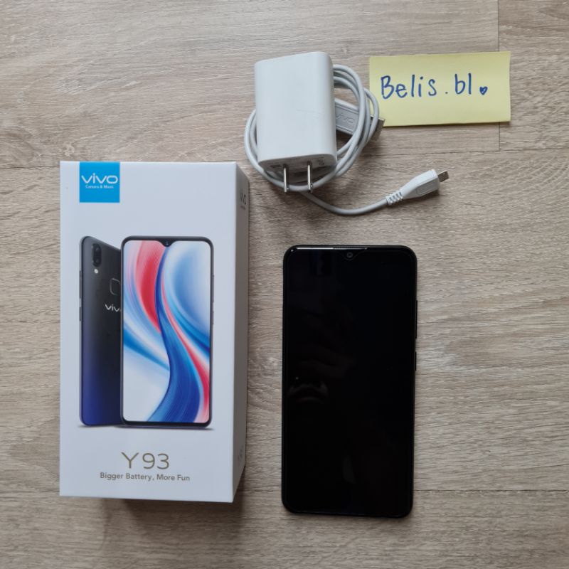 VIVO Y93 สีStarry night วีโว่y93 สีดำน้ำเงินโทรศัพท์มือถือเครื่องศูนย์ไทย มือสอง สภาพใหม่มากๆ