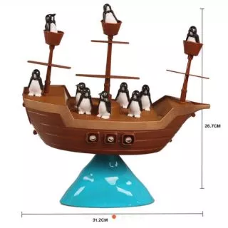 เกมส์นกแพนกวินตกเรือโจรสลัด เกมส์นกเพนกวิน Pirate Boat Balancinggame เรือเพนกวิ้น 1240